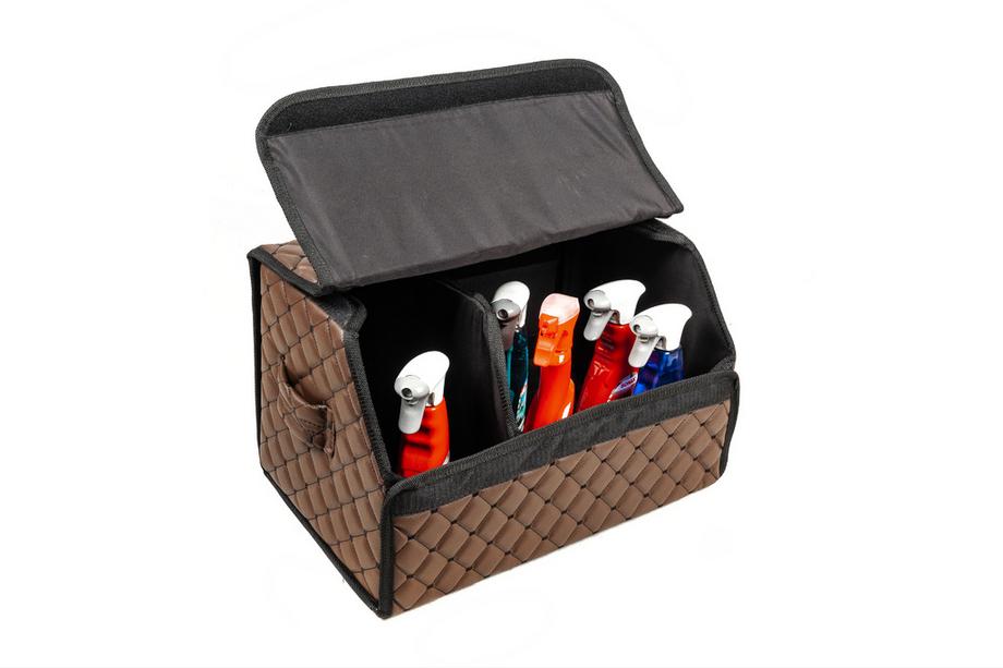 ECO bagageutrymmes-organiseringsväska (50x30x30, brun) Foto 2