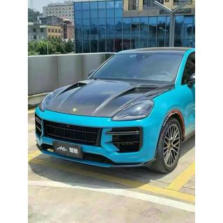 Motorhuv (kolfiber) Porsche Cayenne 2018– foto 4