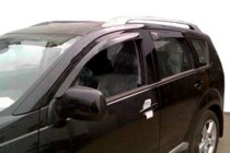 Peugeot 4007 2007–2013 Vindavvisare för sidorutor (4 st, HIC) foto 6