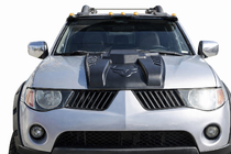 Mitsubishi L200 2006–2015 Motorhuvlist V2 (ABS) foto 2