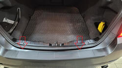 BMW 5-serien F10/F11 2010–2016 Bakre stötfångardiffusor Esa (Sedan, ABS) foto 1