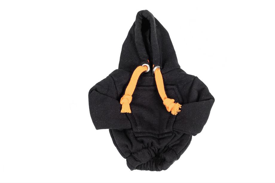 Hoodie-stil växelspaksskydd (Svart, orange snörning) Foto 2