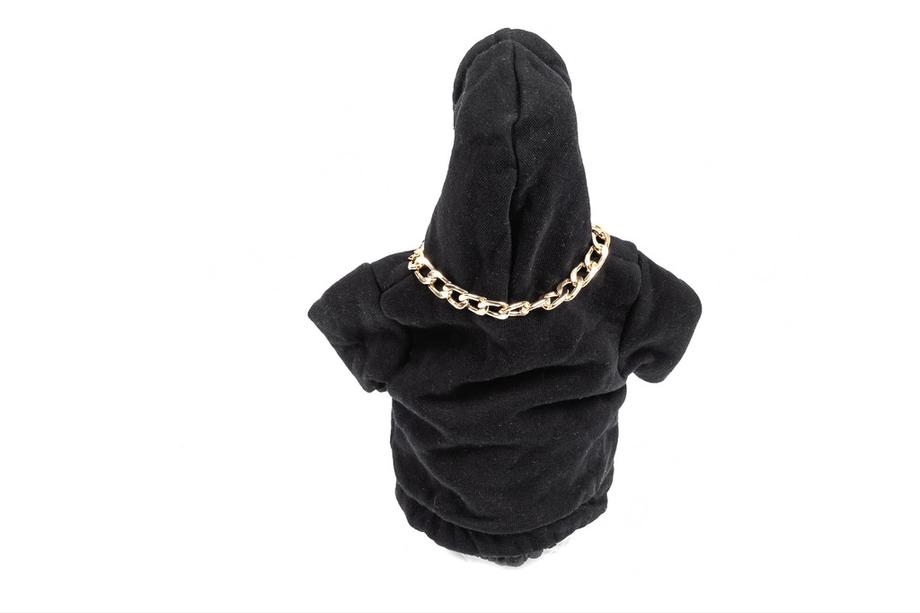 Hoodie-stil växelspaksskydd (Svart, orange snörning) Foto 4