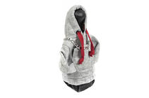 Växelspaksmanschett hoodie (grå, vinröd snodd) foto 3