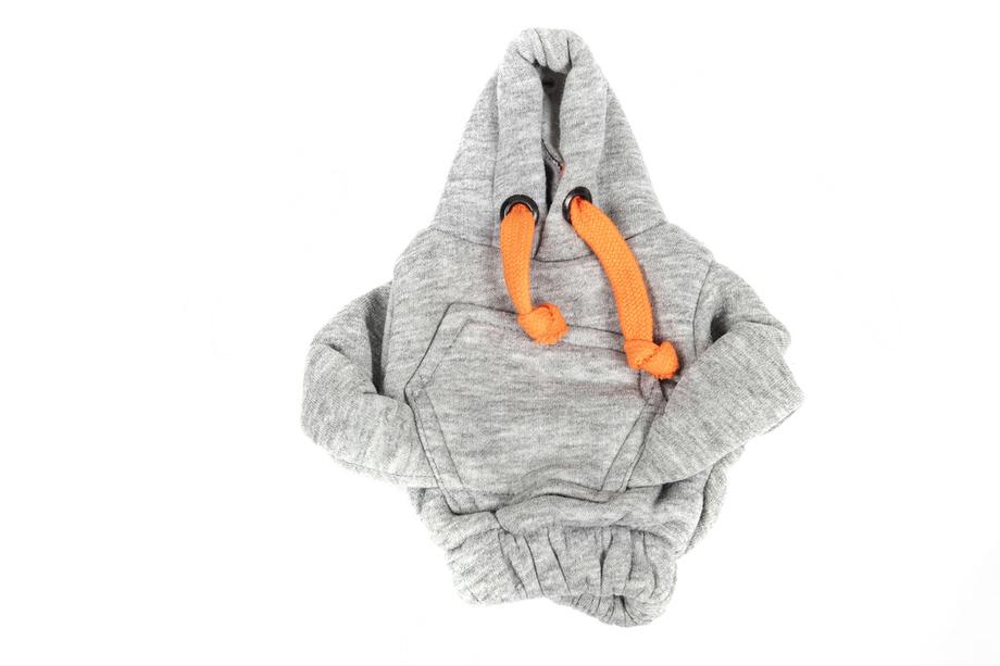 Hoodie-växelspakskydd (grå, orange snöre) Foto 3