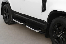 Land Rover Defender 2019– Sidosteg OEM Silver (för 110/130, 2 st) foto 1