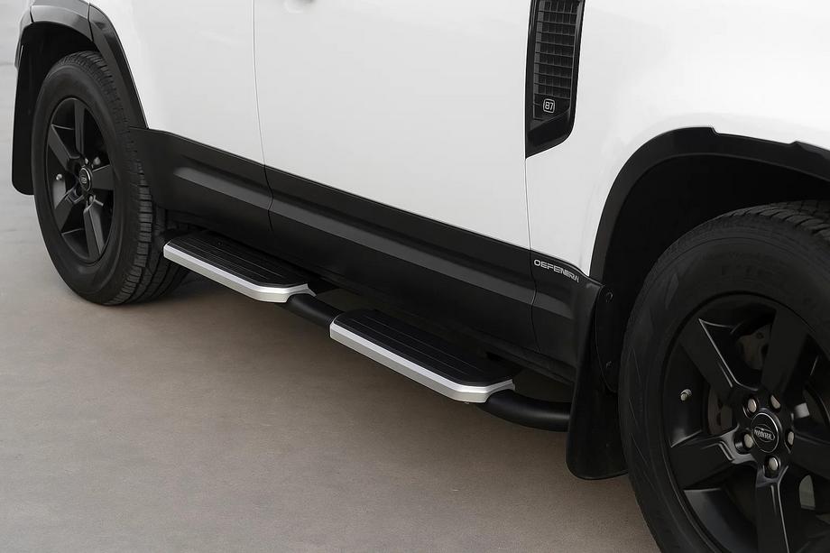 Land Rover Defender 2019– Sidosteg OEM Silver (för 110/130, 2 st) Image