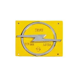 Opel-emblem 7326D (110 mm x 140 mm) foto 1