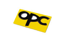 Opel OPC-emblem 36 × 85 mm (svart) foto 2