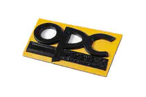 Opel OPC Line emblem 32 x 85 mm (svart) foto 2