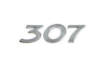 Peugeot 307 2001–2008 Emblem 307 (105 x 30 mm) foto 1