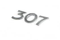 Peugeot 307 2001–2008 Emblem 307 (105 x 30 mm) foto 2