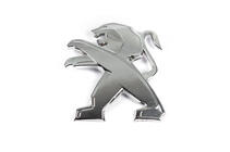 Peugeot 208 2012–2019 Främre emblem 9673874777 (87 x 85 mm) foto 1