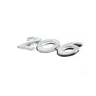 Textemblem 206 (90 x 25 mm) Peugeot 206 1998–2024 foto 2