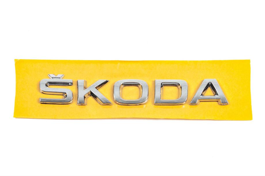 Skoda text 5JA853687 (155 mm x 27 mm) Foto 1