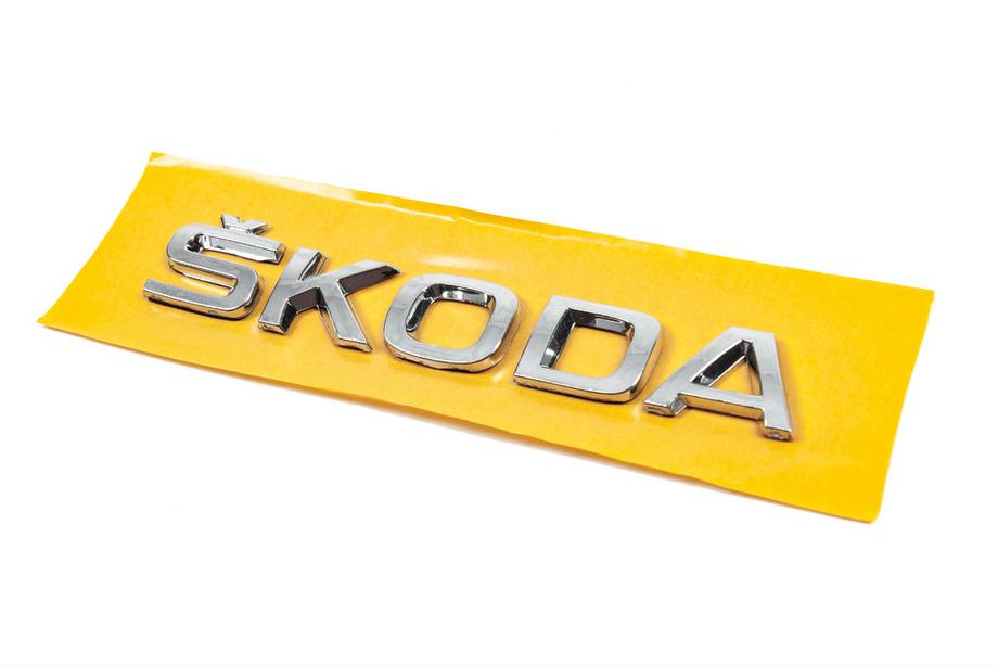 Skoda text 5JA853687 (155 mm x 27 mm) Foto 2