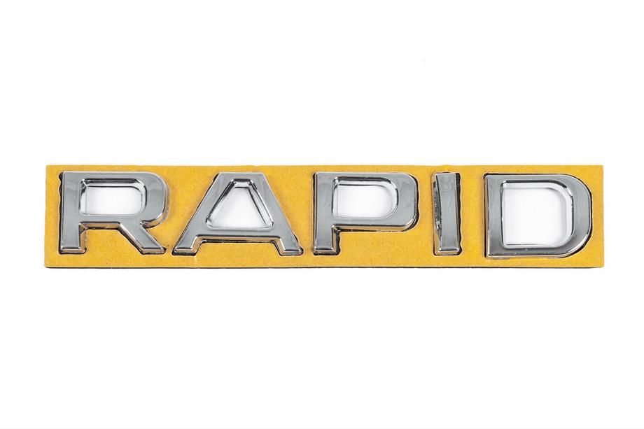 Skoda Rapid 2012–2019 Rapid textemblem (130 x 22 mm) Image