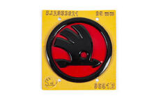 Skoda Rött emblem 5JA853621 (89 mm) foto 1