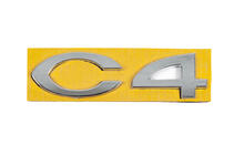 Citroen C-4 2004–2010 C4 8665.Y4 emblem/tekst (108 x 30 mm) foto 1