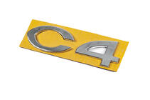 Citroen C-4 2004–2010 C4 8665.Y4 emblem/tekst (108 x 30 mm) foto 2