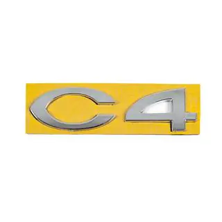 C4 8665.Y4 emblem/tekst (108 x 30 mm)