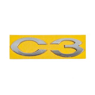 Emblem C3 (113 x 30 mm) Citroen C-3 2009–2016 foto 1