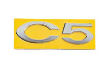 Citroen C-5 2008–2017 Textemblem C5 8666.28 (110 mm x 30 mm) foto 1