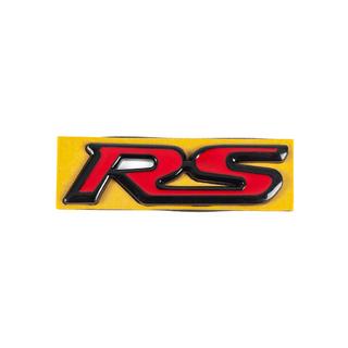 RS emblem röd/svart (95 mm x 25 mm) foto 1