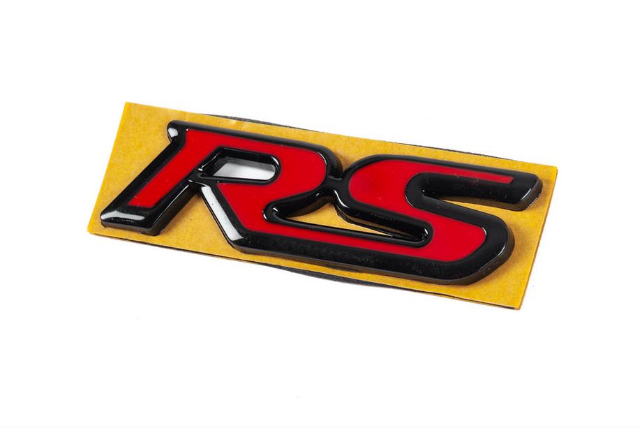 Honda RS emblem röd/svart (95 mm x 25 mm) Foto 2