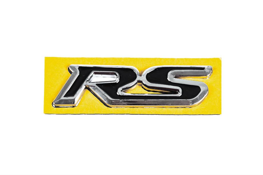 Honda RS-emblem svart med krom (95 x 25 mm) Foto 1