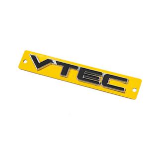 VTEC-emblem svart med krom (110x15 mm) foto 2