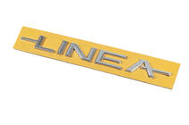 Fiat Linea 2006–2018 Linea modellbeteckning emblem 51767266 (180 mm x 16 mm) foto 2