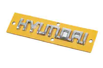 Hyundai textemblem (10.0 cm x 1.5 cm) foto 2