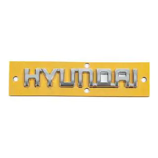 Hyundai textemblem (10.0 cm x 1.5 cm) foto 1