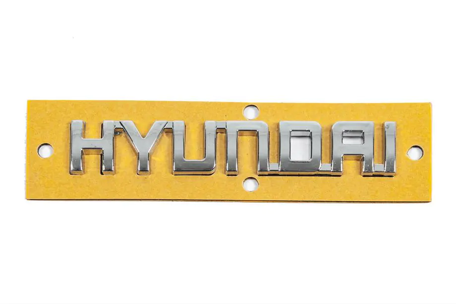 Hyundai textemblem (10.0 cm x 1.5 cm) Image