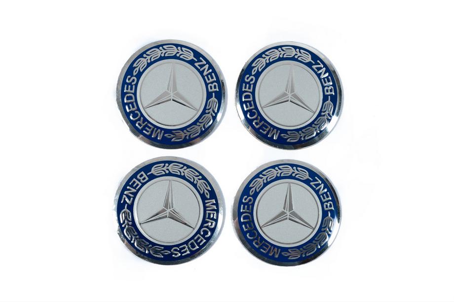 Mercedes-Benz Dekaler till navkapslar 56 mm J1017 (4 st) Foto 2