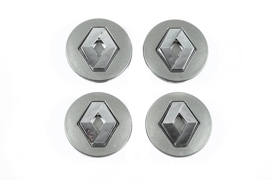 Renault Navkåpor till fälgar grå 5884 (56 mm till 52 mm, 4 st) Foto 2