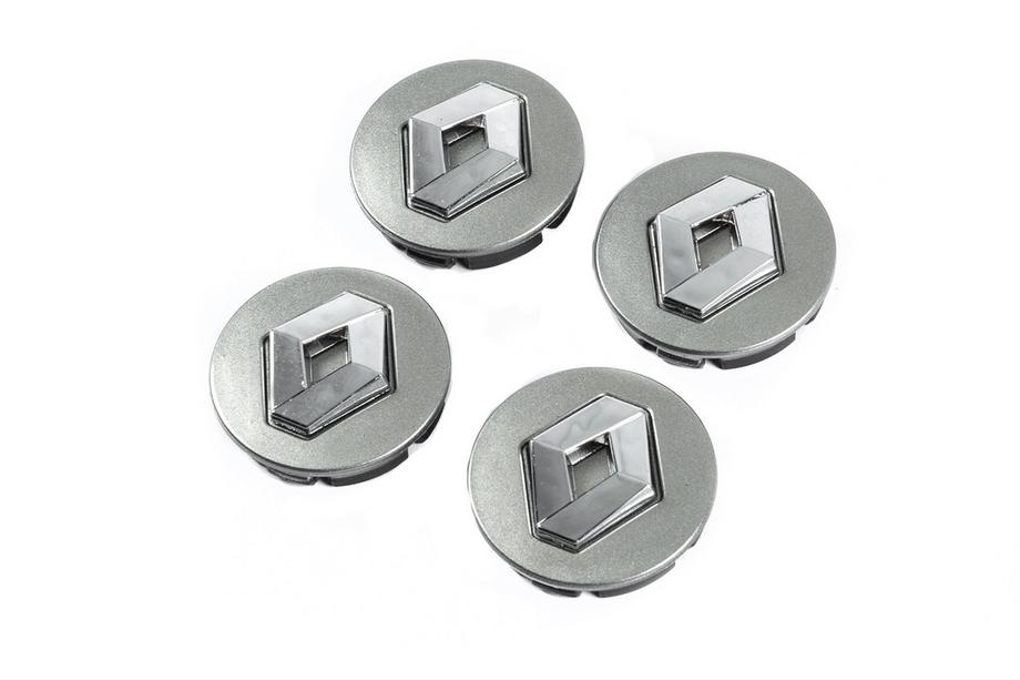 Renault Navkåpor till fälgar grå 5884 (56 mm till 52 mm, 4 st) Foto 1