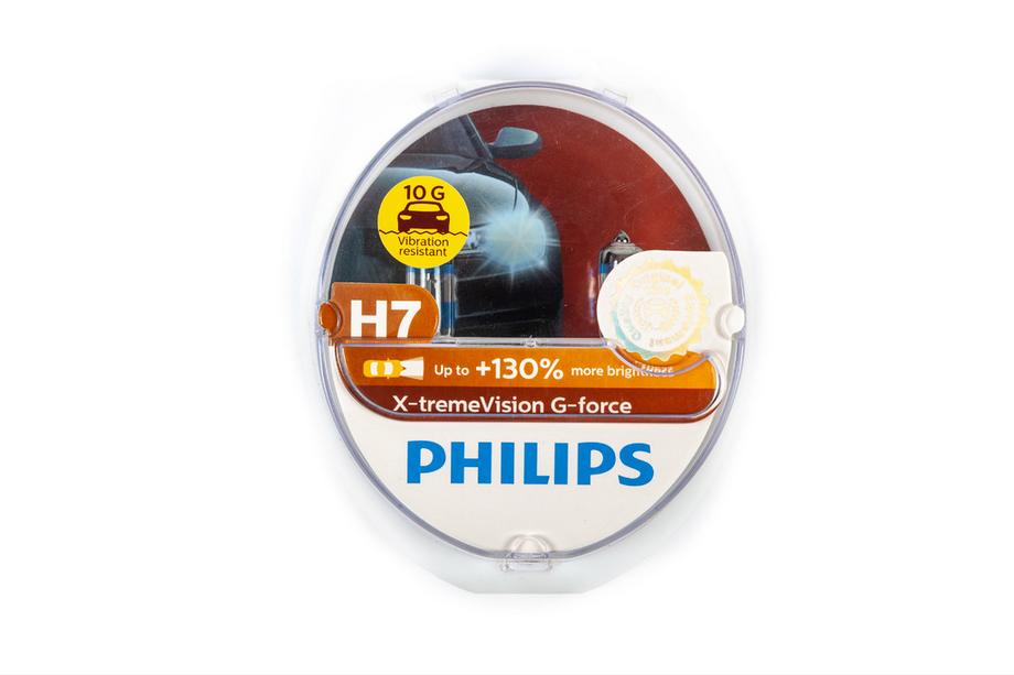Philips H7 55W 12972XVG X-treme Vision G-Force +130% strålkastarlampa Foto 1