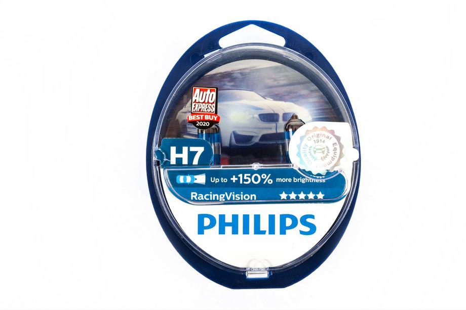 Philips H7 55W 12972RV RacingVision +150% strålkastarlampa Foto 1