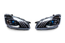 Mercedes S-class W221 2005–2013 Restyling-strålkastare fram (Maybach-design X222) foto 7
