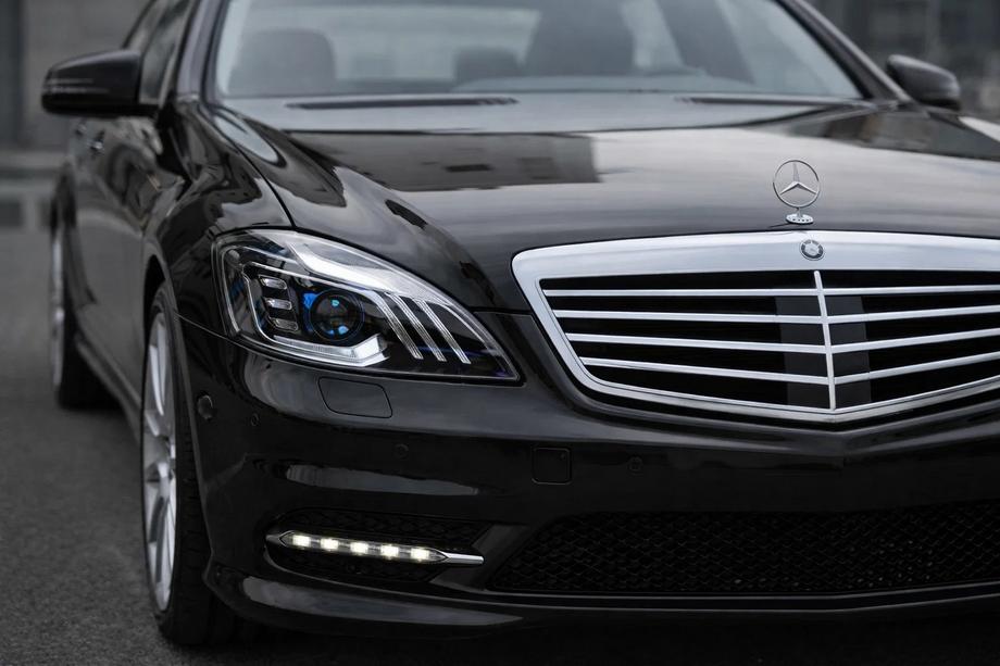 Mercedes S-class W221 2005–2013 Restyling-strålkastare fram (Maybach-design X222) Image