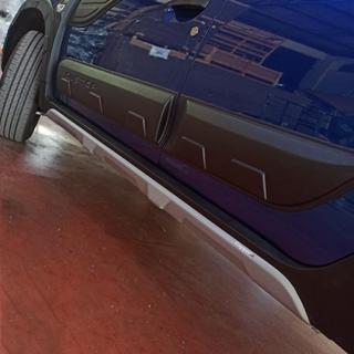 EuroCap tröskellister/side skirts (2 st, grå) Dacia Duster 2018–2024 foto 1