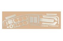 Renault 19 1992–1998 Instrumentpanelslister (Meric) Trä foto 1