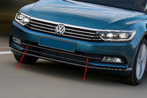 Volkswagen Jetta 2011–2018 Kromlister till stötfångargaller 2014-2018 OmsaLine (rostfritt stål) foto 1