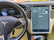 Tesla Model S 2012– EVA bilmattor (2012-2021, beige) foto 4
