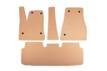 Tesla Model S 2012– EVA bilmattor (2012-2021, beige) foto 1