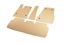 Tesla Model S 2012– EVA bilmattor (2012-2021, beige) foto 2