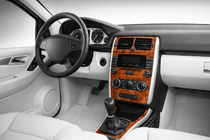 Mercedes A-class W169 2004–2012 Instrumentpanelskydd Aluminium foto 1