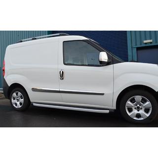 Dörrhandtagsskydd och inramning (8 st, rostfritt) Peugeot Bipper 2008–2017 foto 2